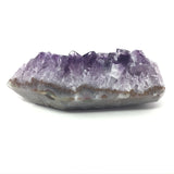 Amethyst Freeform Cut Point with Wild Agate Patterns