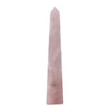 Rose Quartz Obelisk 7 inch+