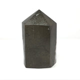 Quartz Druze Cut Point with Quartz Polished Front