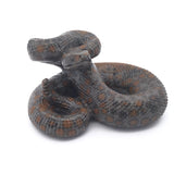 Polka Dot Jasper Poised Snake Carving