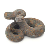 Rainforest Jasper Poised Snake Carving