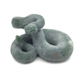 Aventurine Poised Snake Carving