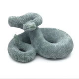 Aventurine Poised Snake Carving
