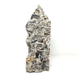 Sphalerite Druze Obelisk - Peach Granola Exhibition