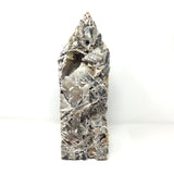 Sphalerite Druze Obelisk - Peach Granola Exhibition
