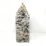 Sphalerite Druze Obelisk - Peach Granola Exhibition