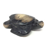 Indonesian Petrified Wood Sea Turtle Carving