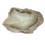 Tehuacan Amber Onyx Dish with Live Edges