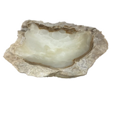 Tehuacan Amber Onyx Dish with Live Edges