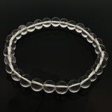 Clear Quartz Beaded Bracelet - 6mm Round