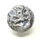Sphalerite Sphere on Lucite Ring Stand - 5+"