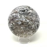Sphalerite Sphere on Lucite Ring Stand - 5+"