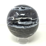Sphalerite Sphere on Lucite Ring Stand - 5+"