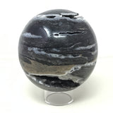 Sphalerite Sphere on Lucite Ring Stand - 5+"
