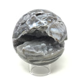 Sphalerite Sphere on Lucite Ring Stand - 4+"