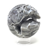 Sphalerite Sphere on Lucite Ring Stand - 4+"