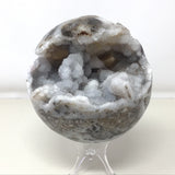 Sphalerite Sphere on Lucite Ring Stand - 3+"