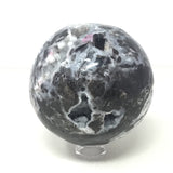 Sphalerite Sphere on Lucite Ring Stand - 3+"
