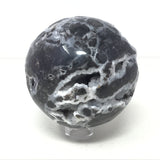 Sphalerite Sphere on Lucite Ring Stand - 3+"