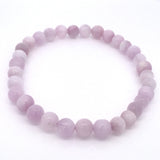 Kunzite Beaded Bracelet - 5.5-6.5 mm Round