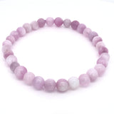 Kunzite Beaded Bracelet - 5.5-6.5 mm Round