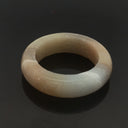 Amazonite Gemstone Ring - Solid Stone Carving