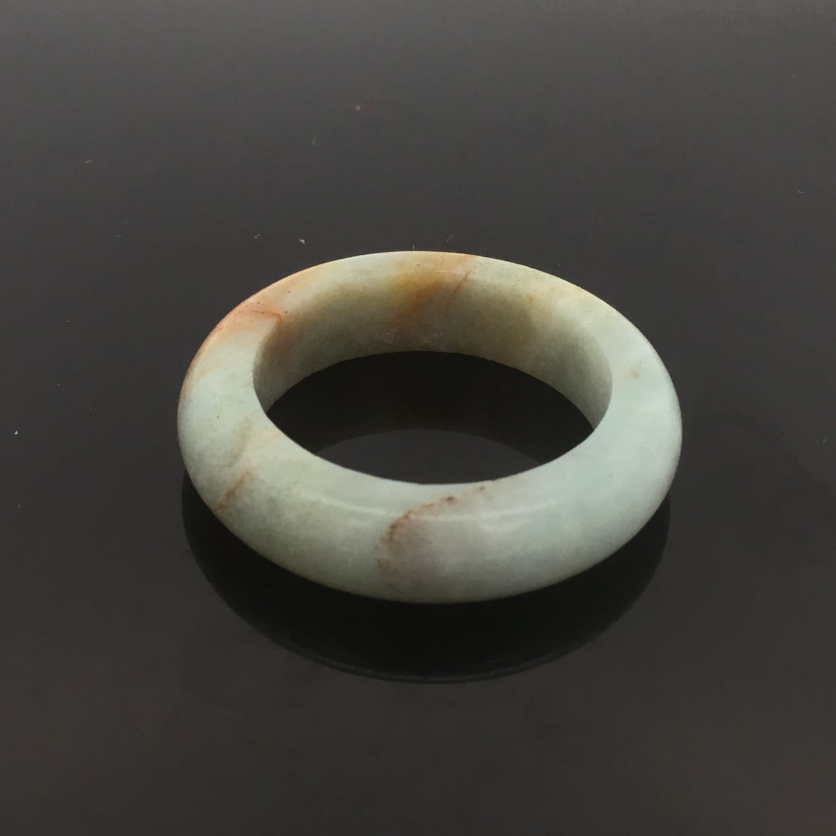 Amazonite Gemstone Ring - Solid Stone Carving