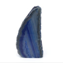 Dyed Agate Mini Geode End Cuts with Quartz and/or Druze Pockets - Cut Base