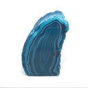 Dyed Agate Mini Geode End Cuts with Quartz and/or Druze Pockets - Cut Base