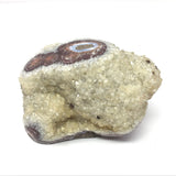 Citrine Druze Stalactite Specimen with Polished Agate Tubuals on Lucite Stand