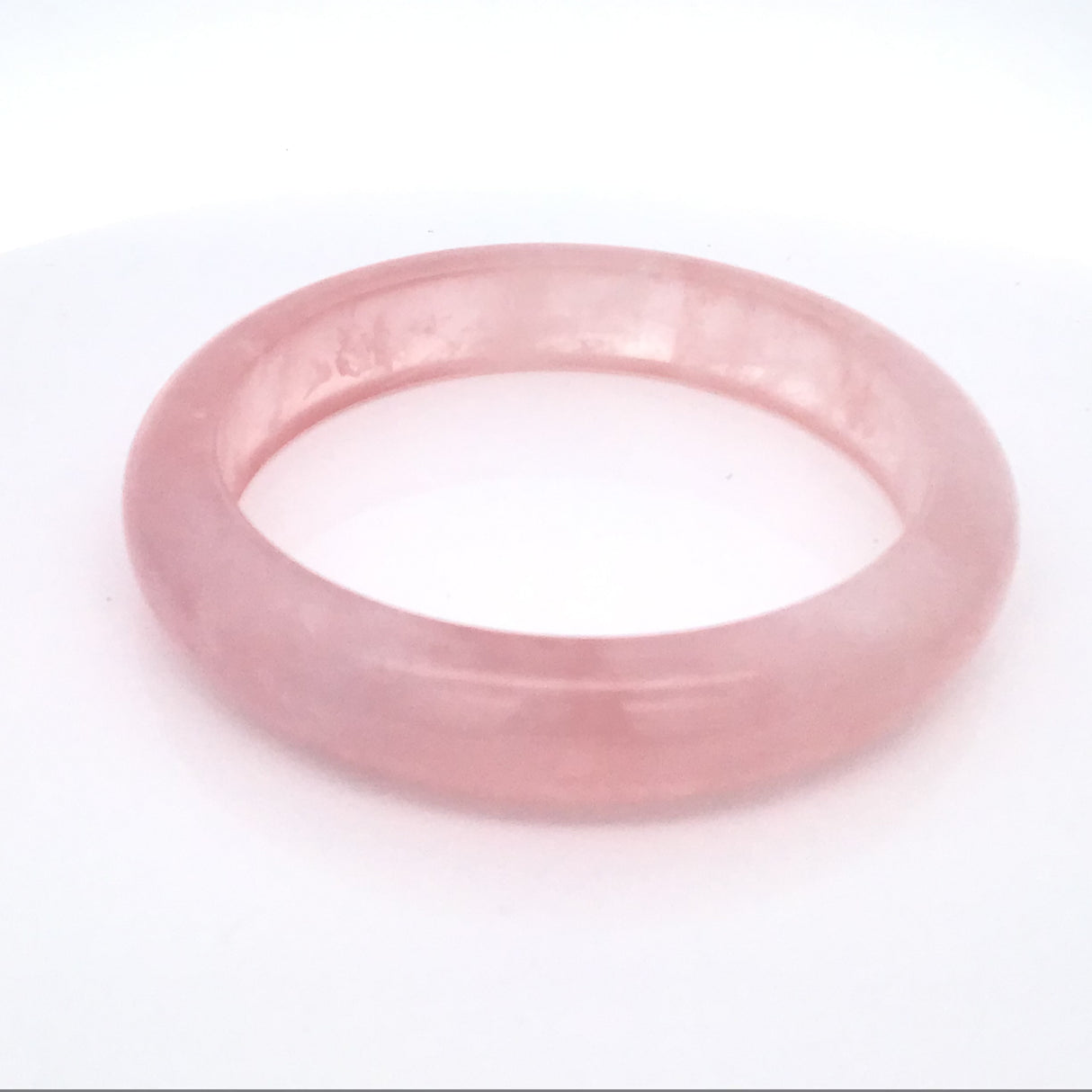 High Quality Rose Quartz Bangle Bracelet