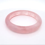 High Quality Rose Quartz Bangle Bracelet