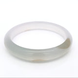 Milky Agate Bangle Bracelet