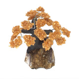 Citrine Gemstone & Clay Polymer Tree on Gemstone Base