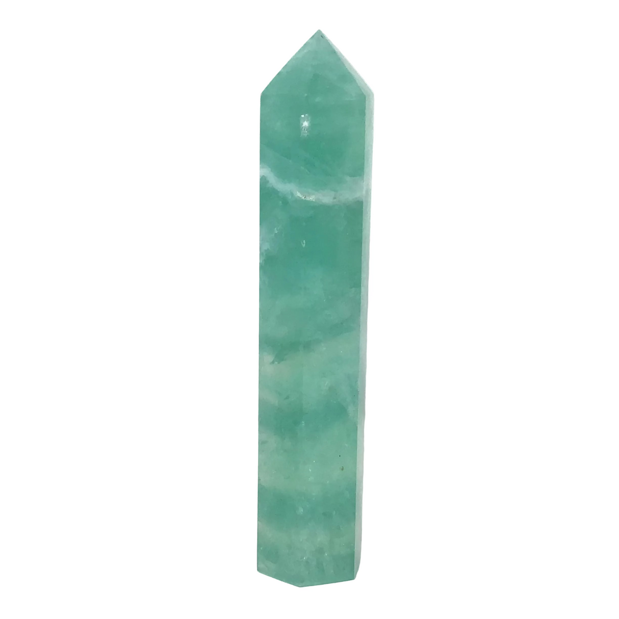 Seafoam Green Fluorite Tower Points - High Translucency - 5 inch to 6 inches
