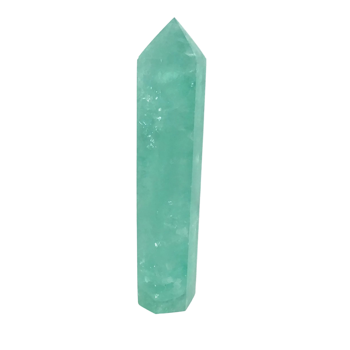 Seafoam Green Fluorite Tower Points - High Translucency - 5 inch to 6 inches