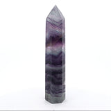 A+ Translucency Rainbow Fluorite Tower Point - 5 inch to 6 inches