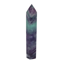 A+ Translucency Rainbow Fluorite Tower Point - 5 inch to 6 inches