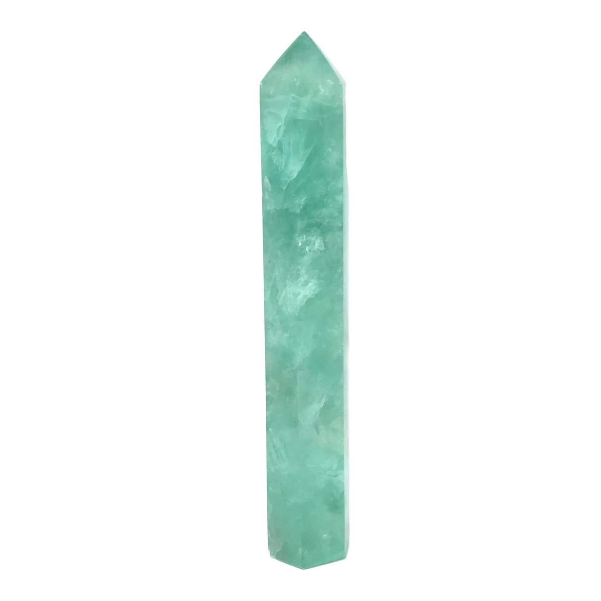 Seafoam Green Fluorite Tower Points - High Translucency - 7 inch to 9 inches