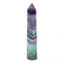 A+ Translucency Rainbow Fluorite Tower Point - 7 inch to 9 inches