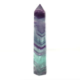 A+ Translucency Rainbow Fluorite Tower Point - 7 inch to 9 inches