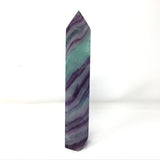 A+ Translucency Rainbow Fluorite Tower Point - 7 inch to 9 inches
