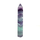 A+ Translucency Rainbow Fluorite Tower Point - 7 inch to 9 inches