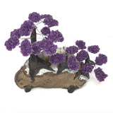 Triple Gemstone Tree with Clay Polymer on Gemstone Base
