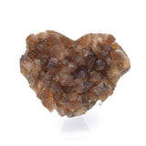 Citrine Crystal Heart on Lucite Stand