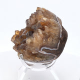 Citrine Crystal Heart on Lucite Stand