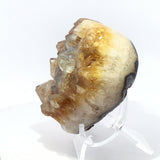 Citrine Crystal Heart on Lucite Stand
