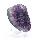 Stalactite Amethyst Heart on Lucite Stand