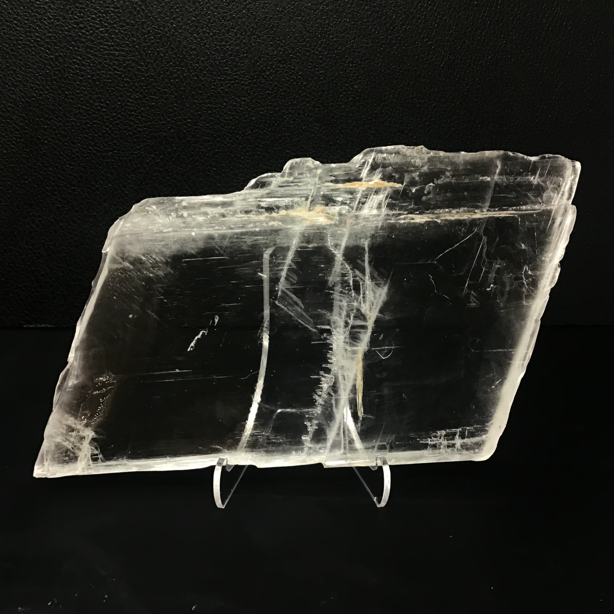 Selenite Crystal on Lucite Stand - Thick