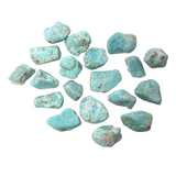 Matte Finish Tumbled Amazonite with Mica Inclusions